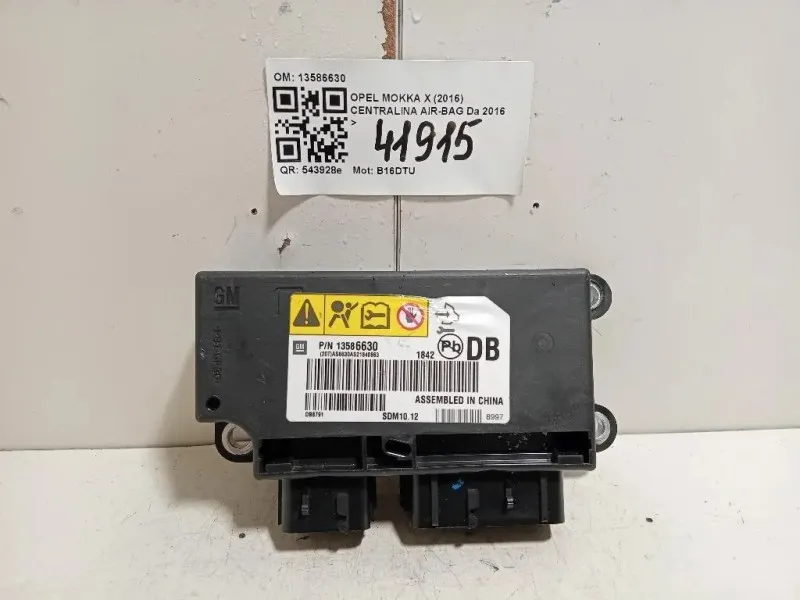 Centralina Air-bag 13586630 Opel Mokka X 2016