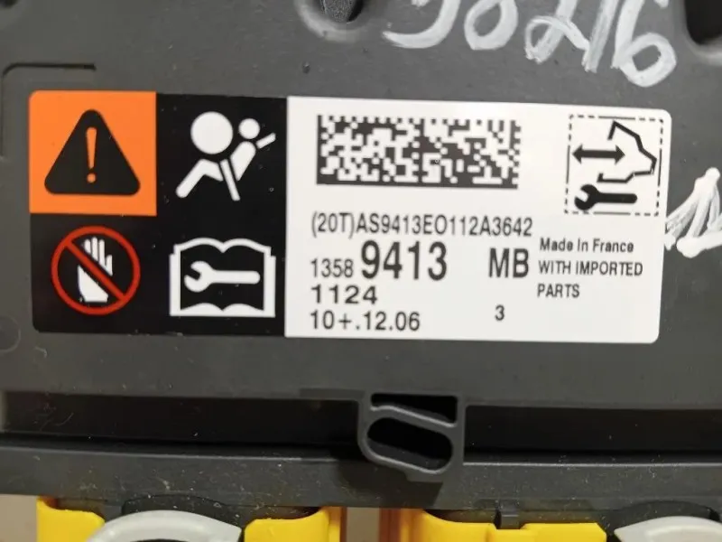 Centralina Air-bag 13589413 Opel Zafira C 2012