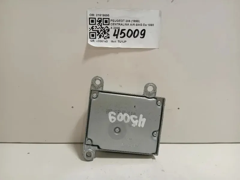 Centralina Air-bag 21619695 Peugeot 206 1999