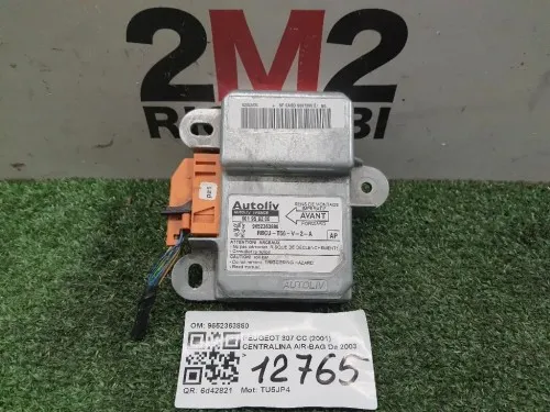 Centralina Air-bag 9652363880 Peugeot 307 CC 2001