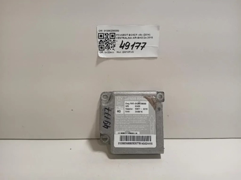 Centralina Air-bag 01390298080 Peugeot Boxer III 2014