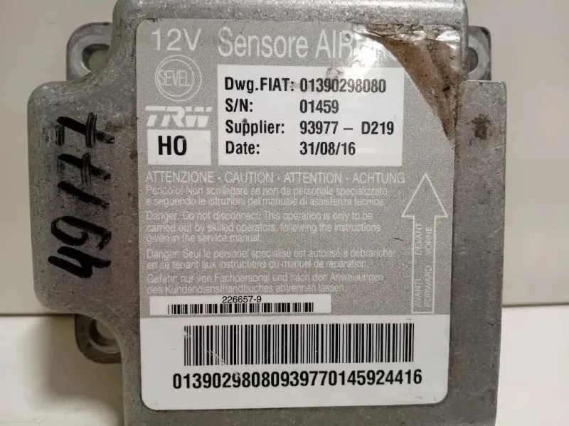 Centralina Air-bag 01390298080 Peugeot Boxer III 2014