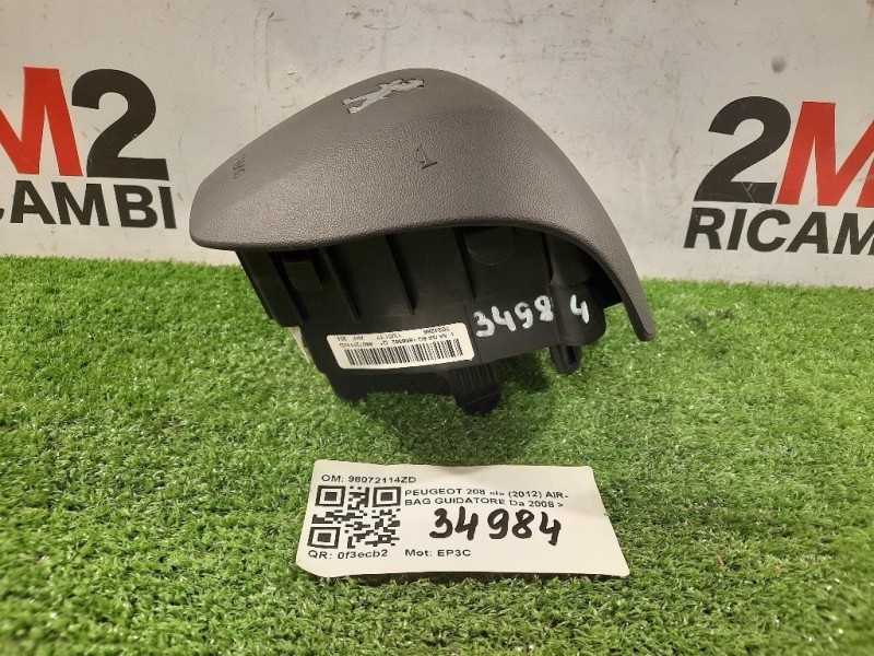 Air-bag Guidatore 98072114ZD Peugeot 208 I 2012