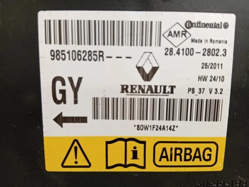 Centralina Air-bag 985106285R Renault Mégane III 2009