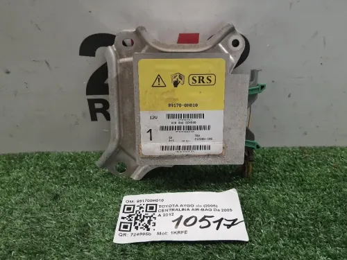 Centralina Air-bag 891700H010 Toyota AYGO I 2005