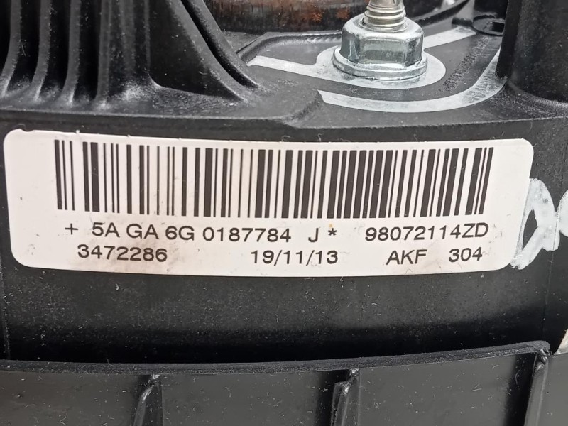 Air-bag Guidatore 01048913 Peugeot 208 I 2012