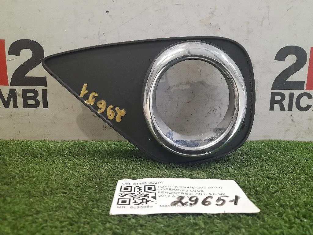 Coperchio LUCE Fendinebbia ANT SX 81483-0D270 Toyota Yaris IV 2012