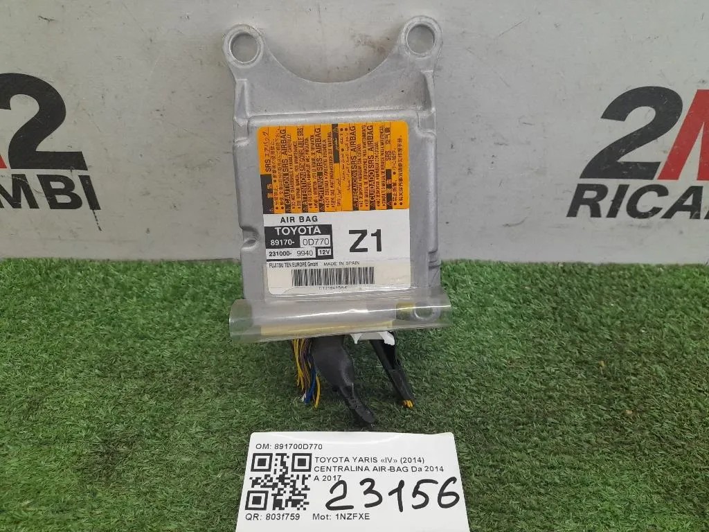 Centralina Air-bag 891700D770 Toyota Yaris IV 2014
