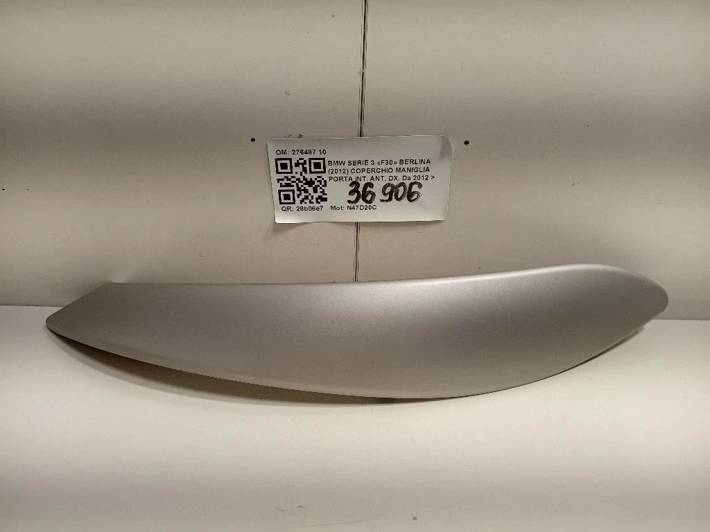 Coperchio Maniglia Porta INT ANT DX 276487 10 Bmw Serie 3 F30 Berlina 2012