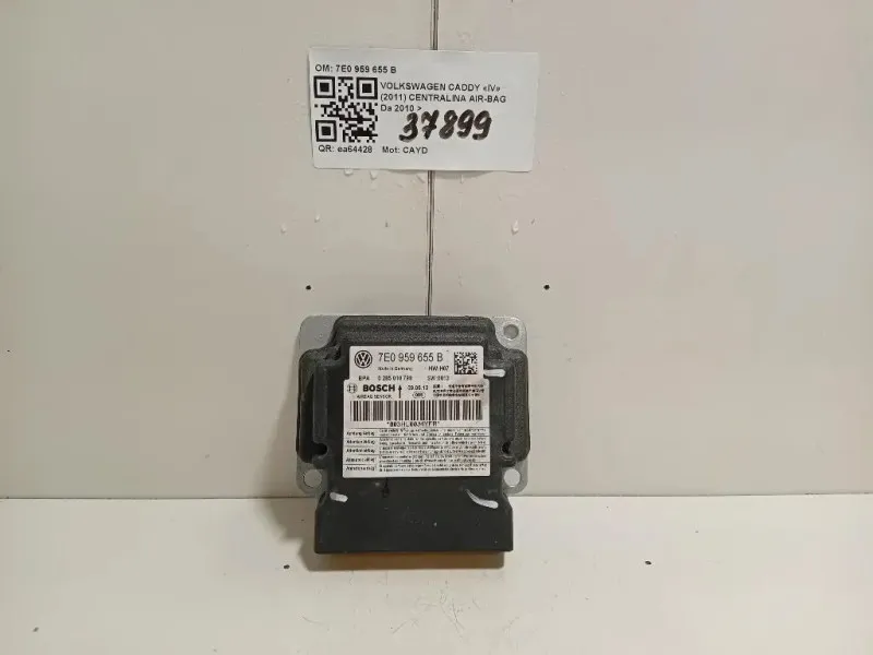 Centralina Air-bag 7E0 959 655 B Volkswagen Caddy IV 2011