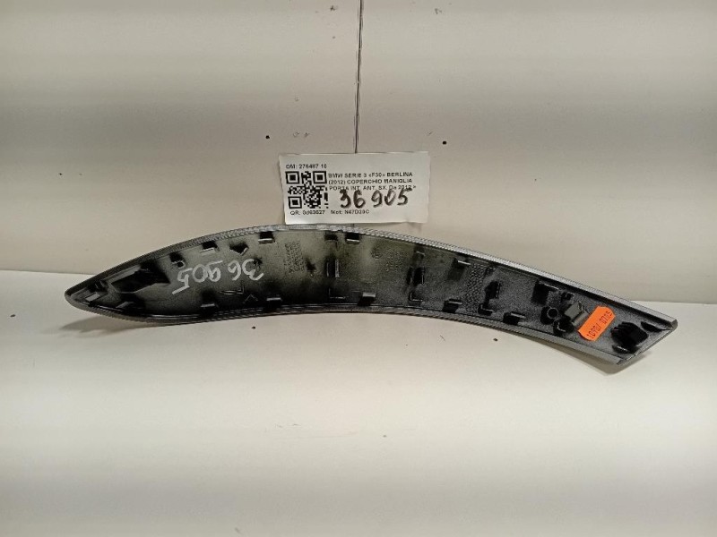 Coperchio Maniglia Porta INT ANT SX 276487 10 Bmw Serie 3 F30 Berlina 2012