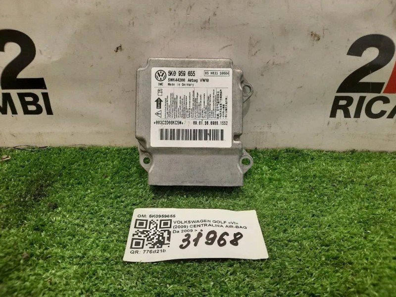 Centralina Air-bag 5K0959655 Volkswagen GOLF VI 2009