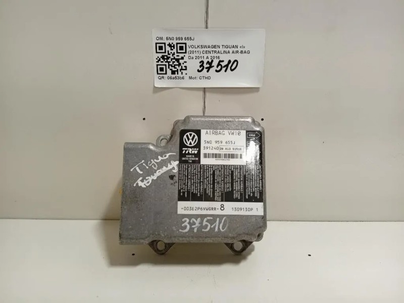 Centralina Air-bag 5N0 959 655J Volkswagen Tiguan I 2011