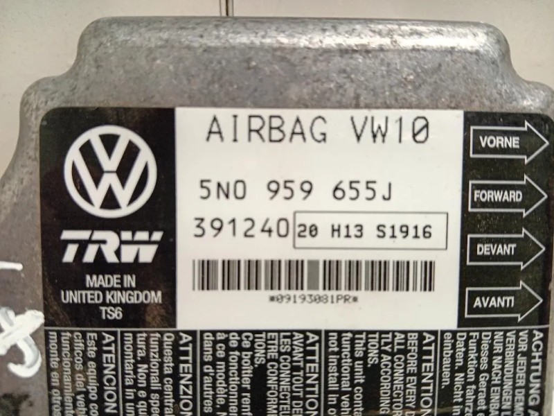 Centralina Air-bag 5N0 959 655J Volkswagen Tiguan I 2011