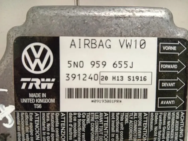 Centralina Air-bag 5N0 959 655J Volkswagen Tiguan I 2011