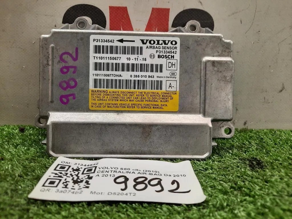 Centralina Air-bag P31344542 Volvo S60 II 2010