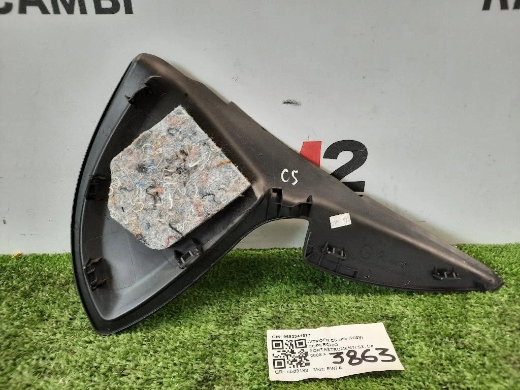 Coperchio Portastrumenti SX 9682341577 CRUSCOTTO COPERCHIO Citroen C5 III 2008