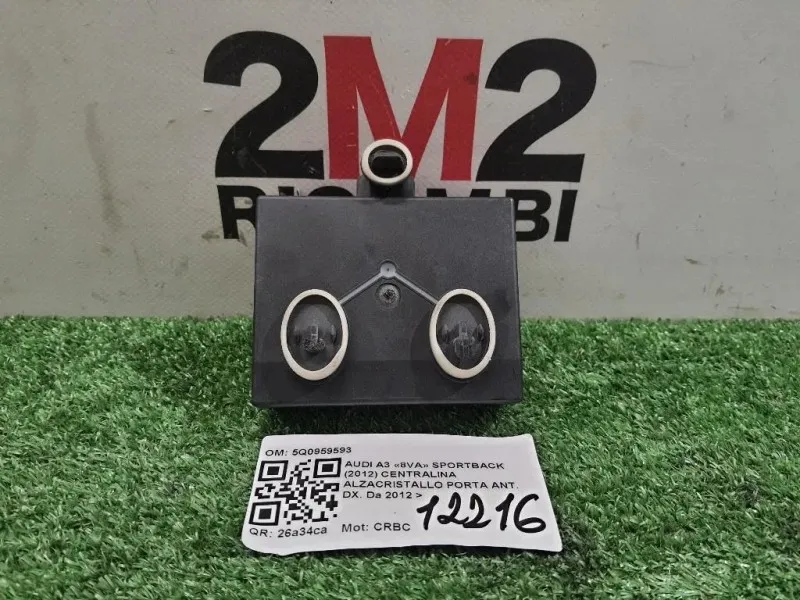Centralina Alzacristallo Porta ANT DX 5Q0959593 Audi A3 8VA Sportback 2012