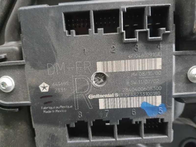 Centralina Alzacristallo Porta ANT DX 04602910AJ Jeep Grand Cherokee IV 2011