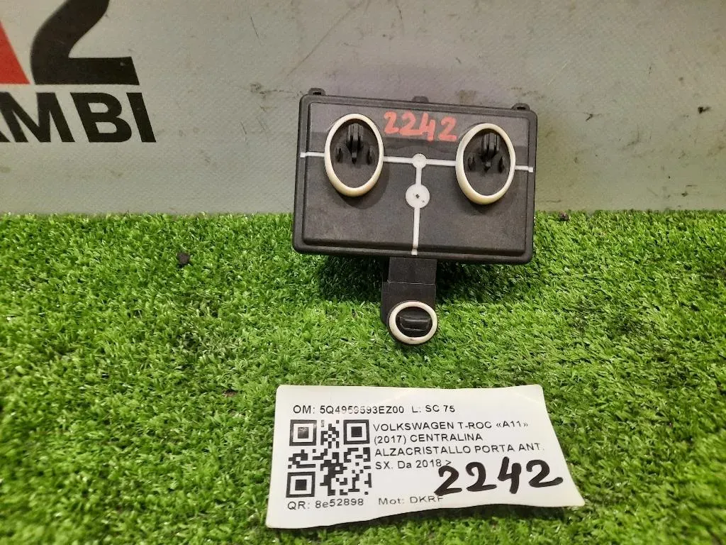 Centralina Alzacristallo Porta ANT SX 5Q4959593EZ00 Volkswagen T-roc 2017