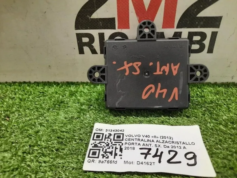 Centralina Alzacristallo Porta ANT SX 31343042 Volvo V40 II 2012