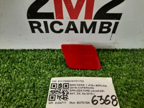 Coperchio Spruzzatore Lavafari ANT DX 51117253318 F21 F22 DX Bmw Serie 1 F20 Berlina 2015
