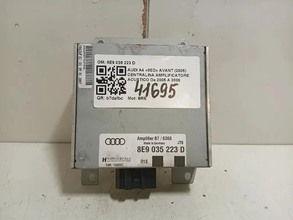 Centralina Amplificatore Acustico 8E9 035 223 D Audi A4 8ED Avant 2005
