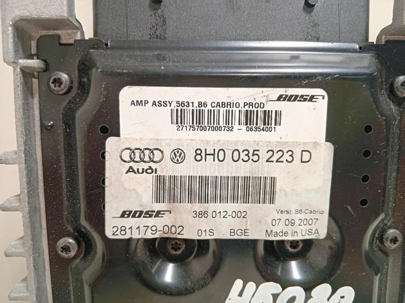 Centralina Amplificatore Acustico 8T0035223AH Audi A4 8HE Cabrio 2006