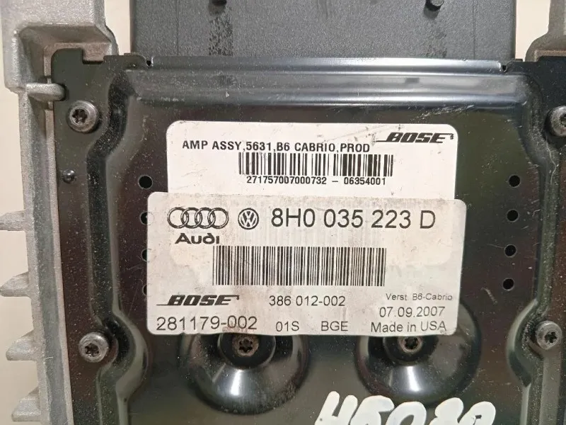 Centralina Amplificatore Acustico 8T0035223AH Audi A4 8HE Cabrio 2006