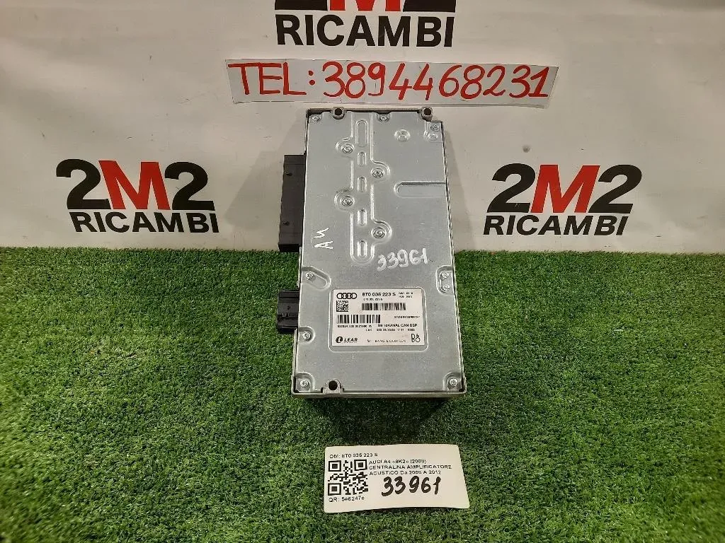 Centralina Amplificatore Acustico 8T0035223S Audi A4 8K2 2008