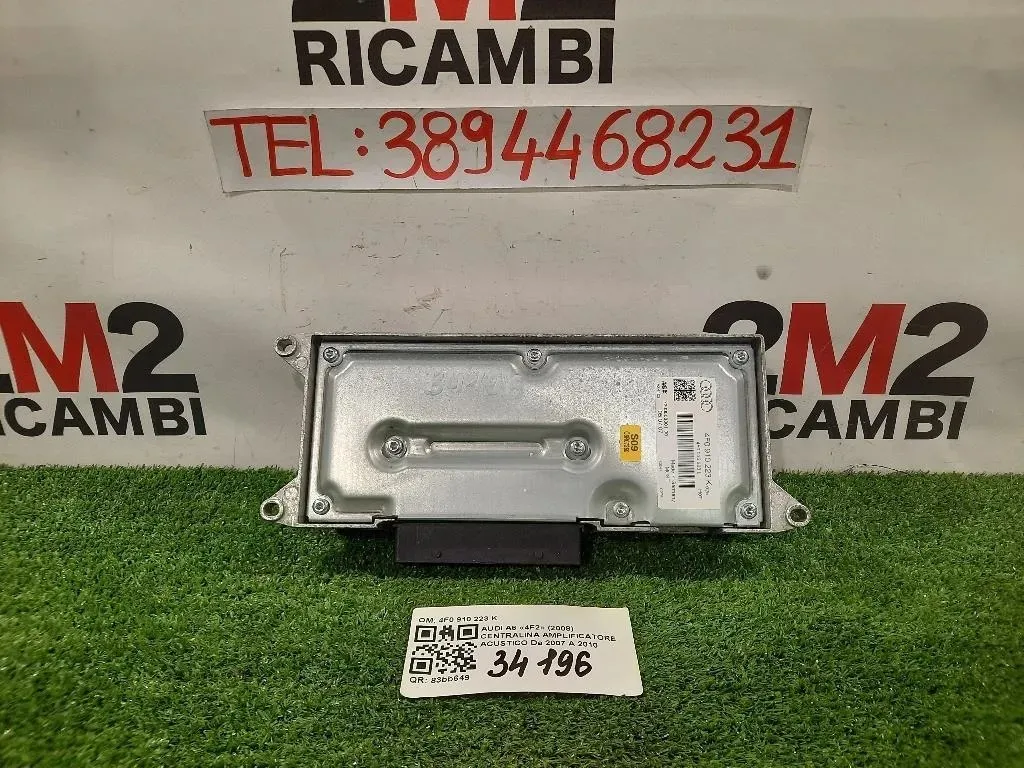 Centralina Amplificatore Acustico 4F0 910 223 K Audi A6 4F2 2008
