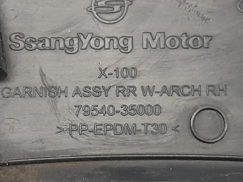 Passaruota POST DX 79540-35000 Ssangyong Tivoli 2015