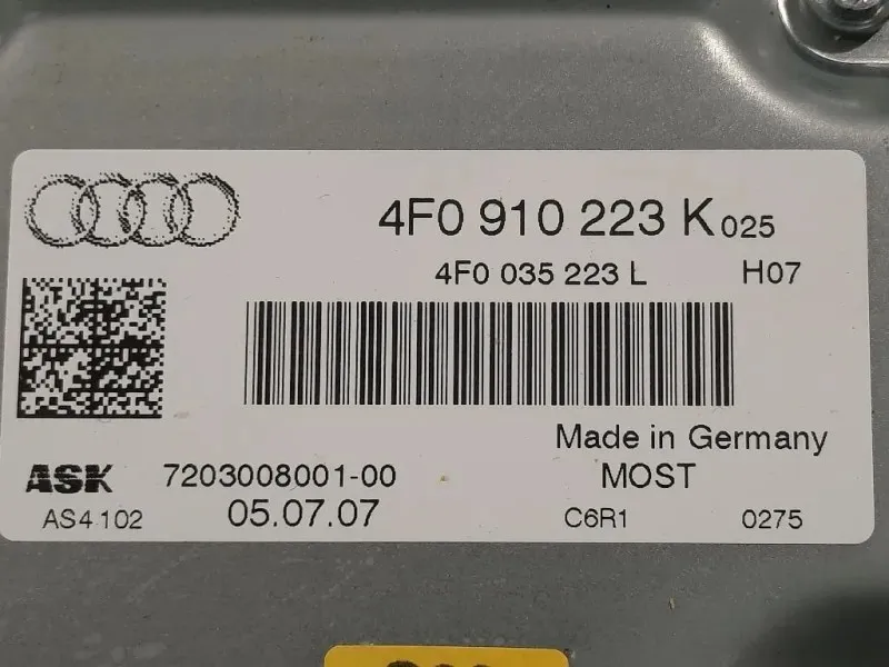 Centralina Amplificatore Acustico 4F0 910 223 K Audi A6 4F2 2008