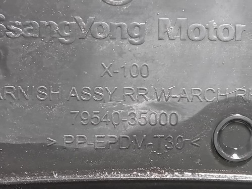 Passaruota POST DX 79540-35000 Ssangyong Tivoli 2015