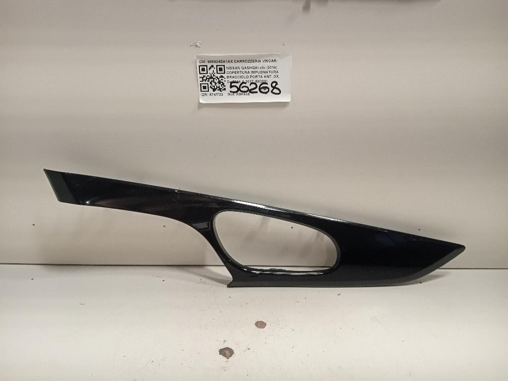 Copertura Impugnatura Bracciolo Porta ANT DX 806824EA1AX Nissan Qashqai II 2014