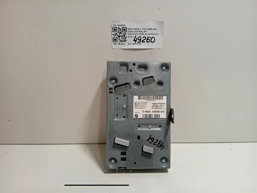 Centralina Amplificatore Acustico 6846905 Bmw Serie 1 F20 Berlina 2015