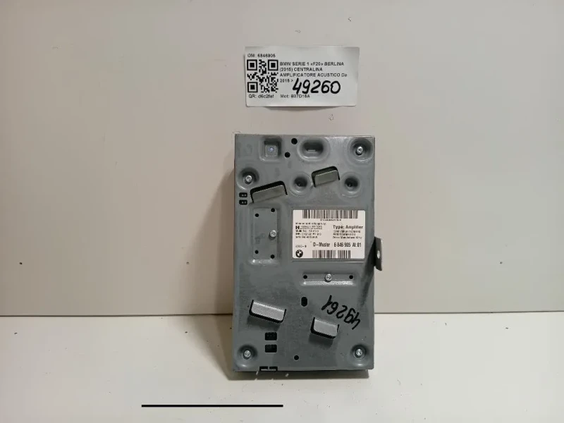 Centralina Amplificatore Acustico 6846905 Bmw Serie 1 F20 Berlina 2015