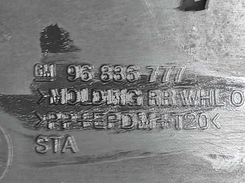 Passaruota POST SX 96886777 Chevrolet Orlando 2011