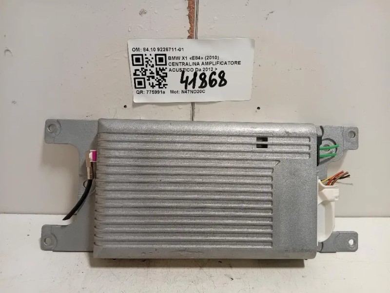 Centralina Amplificatore Acustico 8410 9226711-01 Bmw X1 E84 2010