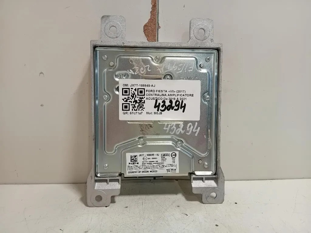 Centralina Amplificatore Acustico JX7T-188849-AJ Ford Fiesta VII 2017
