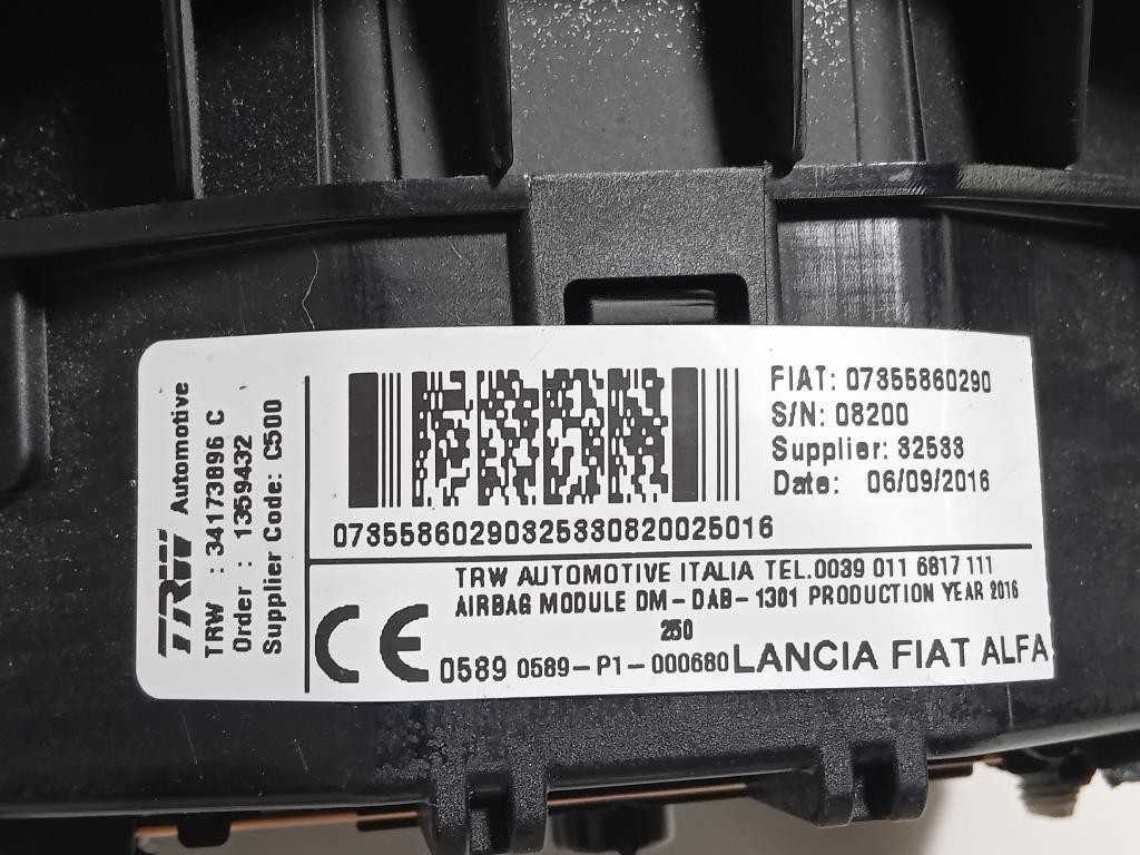 Air-bag Guidatore 34173896 C Peugeot Boxer III 2014