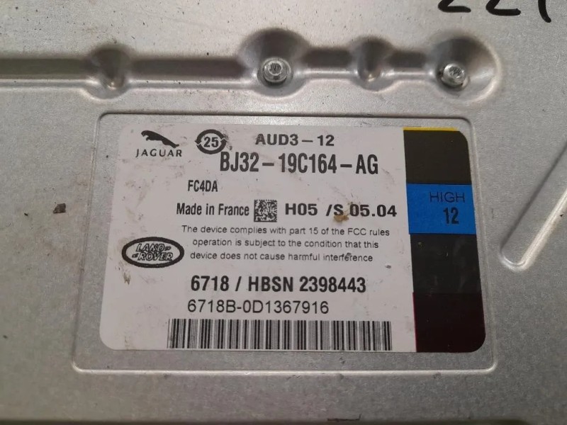 Centralina Amplificatore Acustico BJ3219C164AG Jaguar XF I 2011