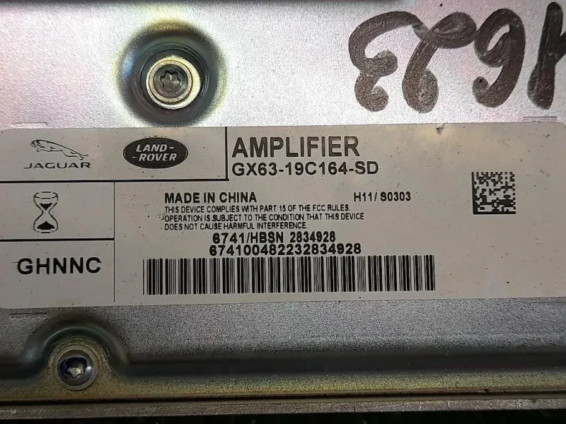 Centralina Amplificatore Acustico GX63-19C164-BD Jaguar XF I 2011
