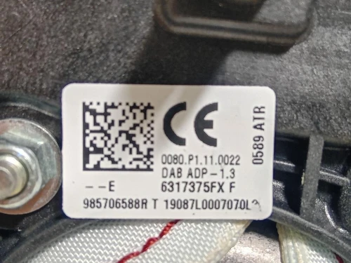 Air-bag Guidatore 985706588R Renault CLIO IV 2016