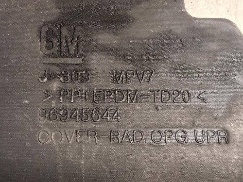 Copertura Interna Griglia Radiatore SUP ANT