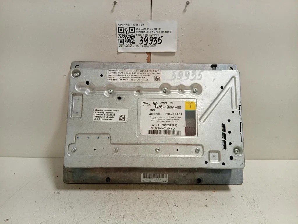 Centralina Amplificatore Acustico AW93-19C164-BR Jaguar XF I 2011