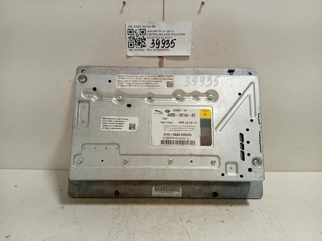 Centralina Amplificatore Acustico AW93-19C164-BR Jaguar XF I 2011