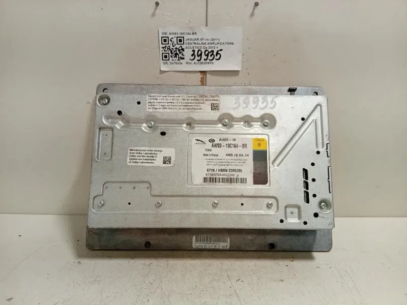 Centralina Amplificatore Acustico AW93-19C164-BR Jaguar XF I 2011