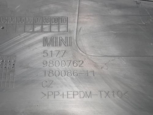 Passaruota POST SX 51179800762 Mini MINI Cooper F56 2014