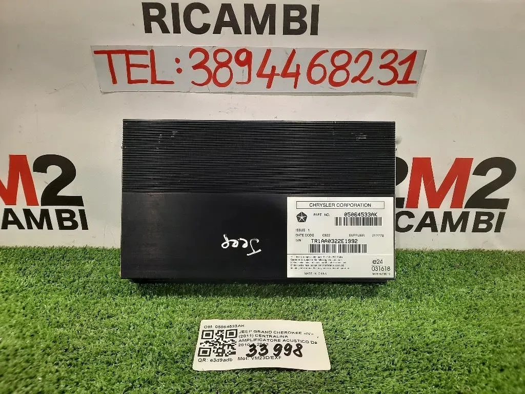 Centralina Amplificatore Acustico 05064533AK Jeep Grand Cherokee IV 2011